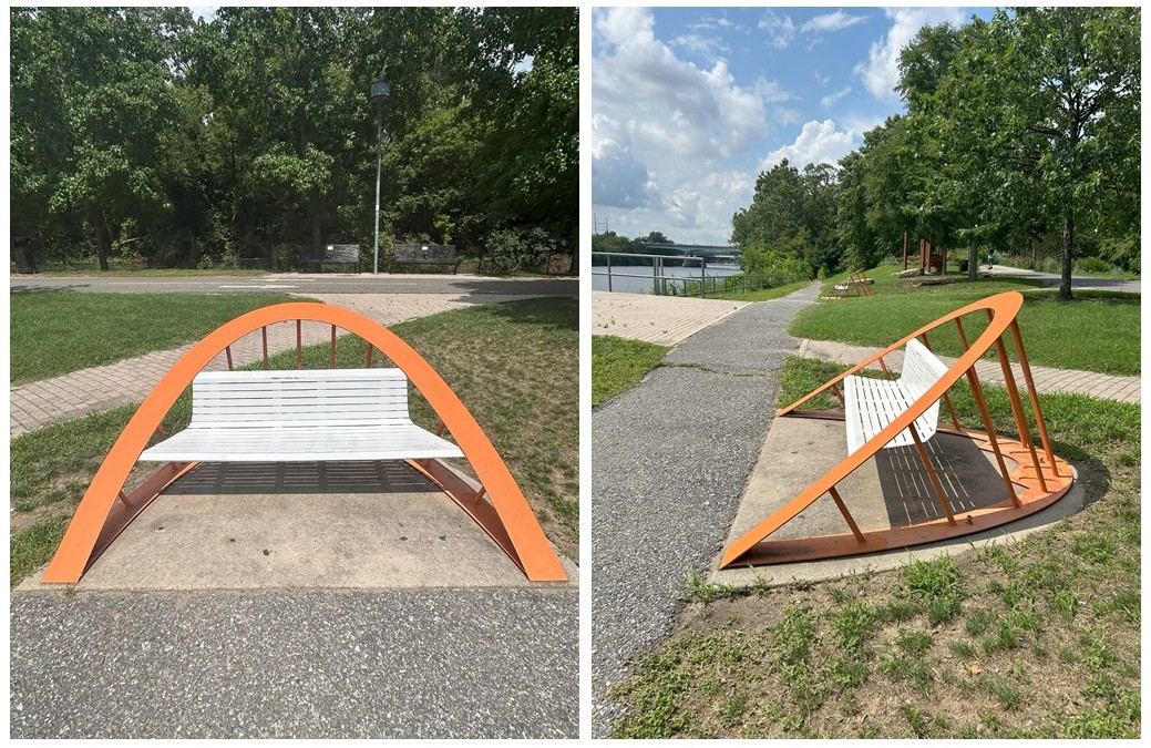 Humid Bench+Bike Rack