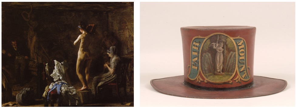 Eakins Painting and Ceremonial Hat