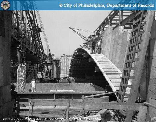 Progress of Market Street Bridge-Philly History
