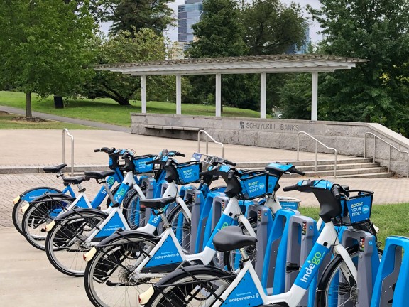 Indego Station at Schuylkill Banks