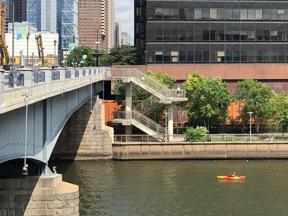 JFK Blvd Bridge Stairs