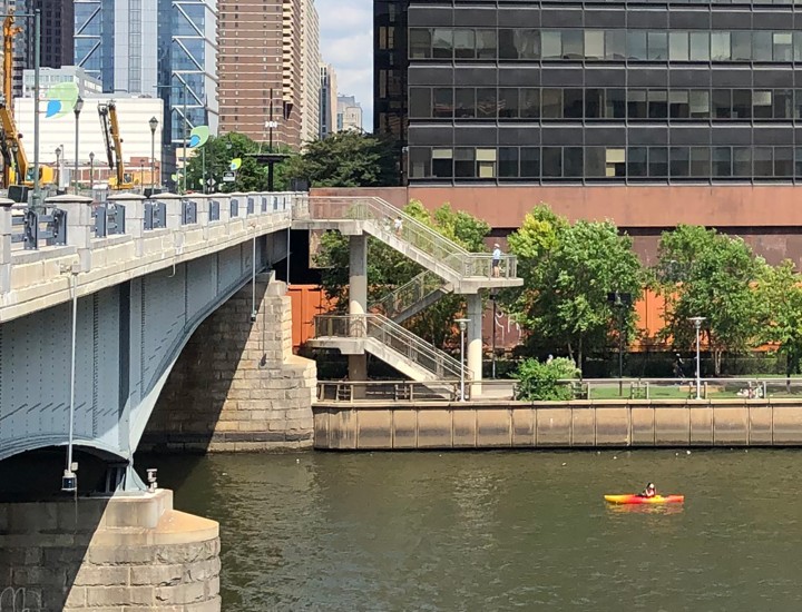 JFK Blvd Bridge Stairs